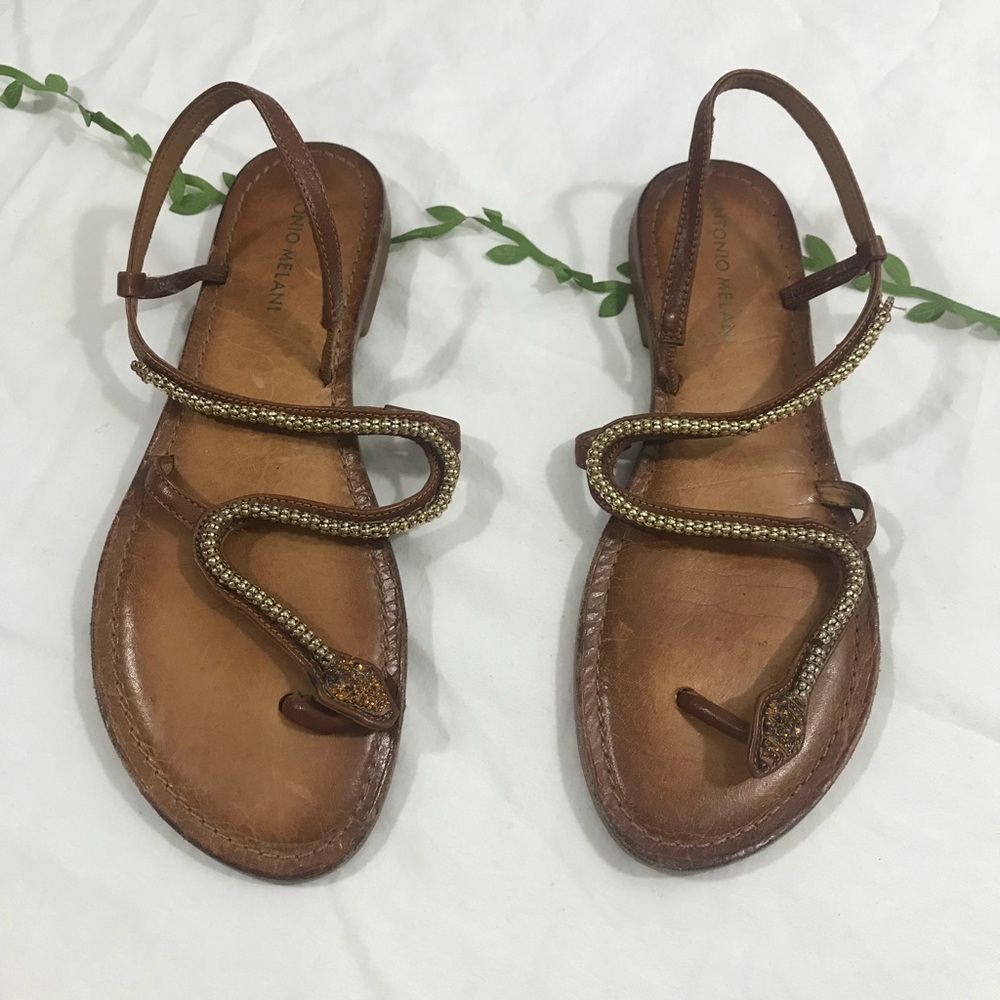 ANTONIO MELANI ~ Snake Sandals
